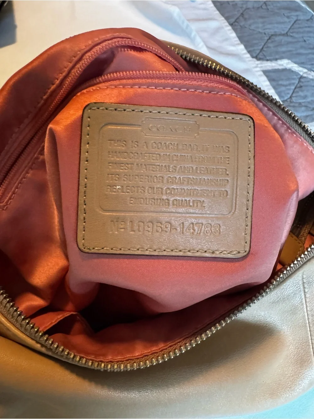 Coach Tan Leather Hobo Bag - Versatile Everyday Shoulder Bag